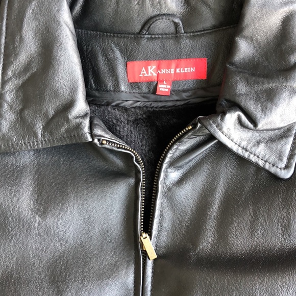Anne Klein Leather Jacket - Picture 4 of 12